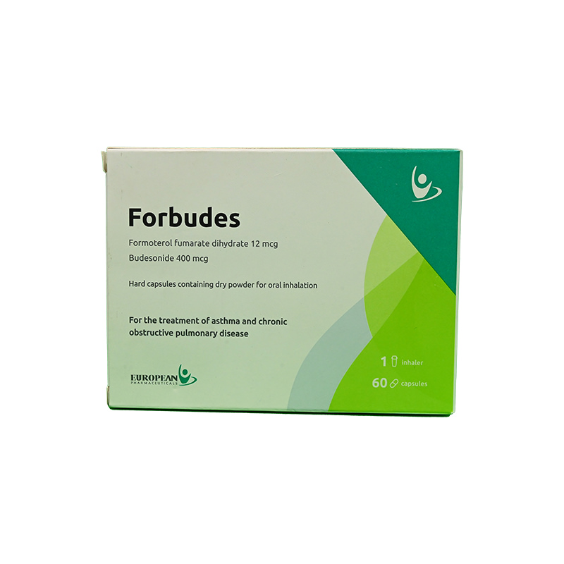 FORBUDES 60 CAPSULES + INHALER