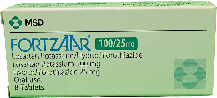 FORTZAAR 100/25 MG 8 TABLET