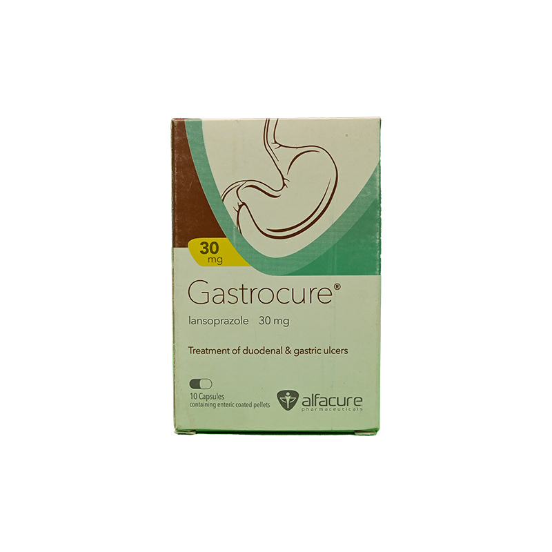 GASTROCURE 30 MG 10 CAPSULES