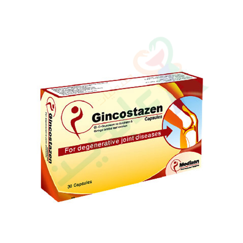 GINCOSTAZEN 500 MG 30 CAPSULES