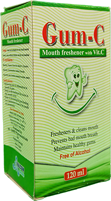 GUM C MOUTHWASH 120 ML