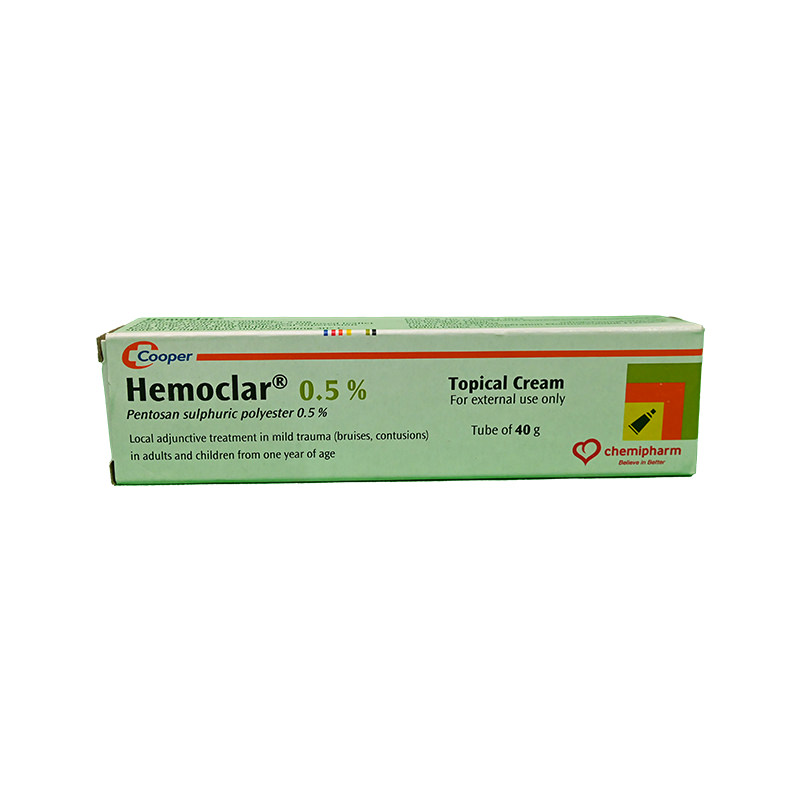 HEAMOCLAR 0.5% CREAM 40 GM