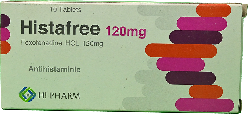 HISTAFREE 120 MG 10 TABLET