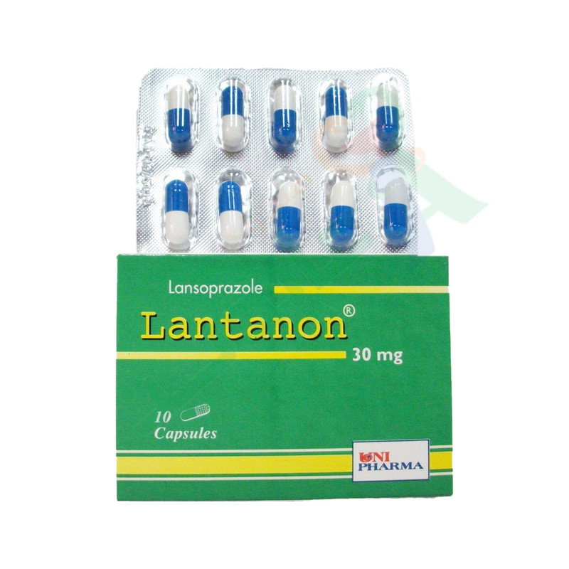 LANTANON 30 MG 10 CAPSULES