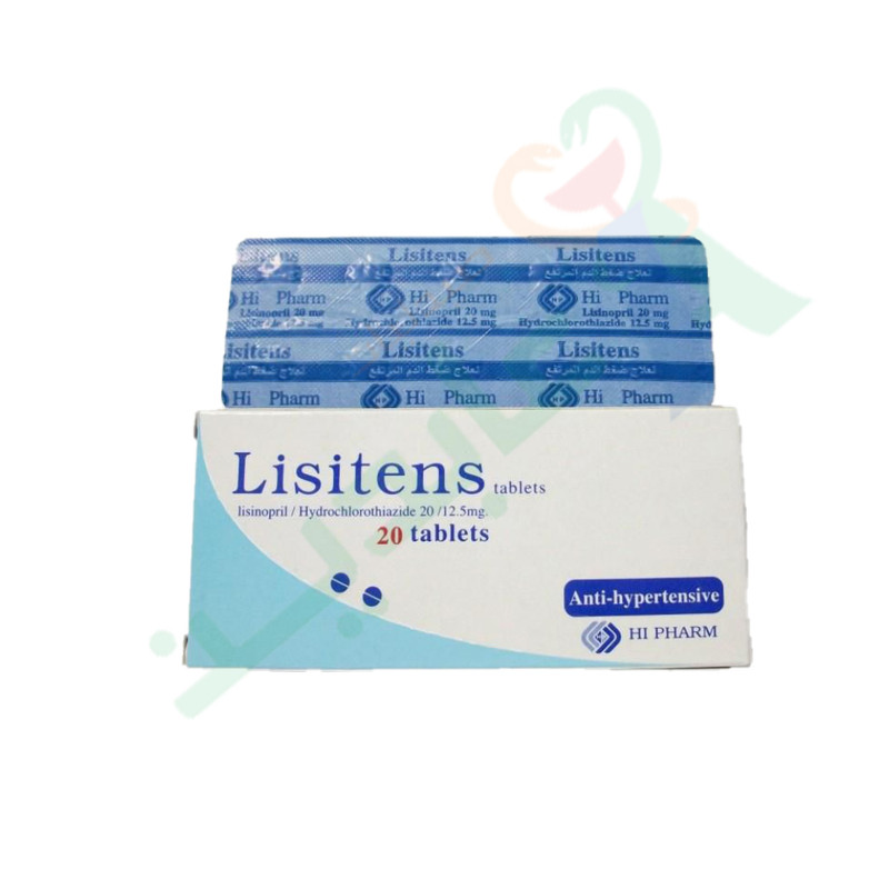 LISITENS 20 MG / 12.5 MG 30 TABLET