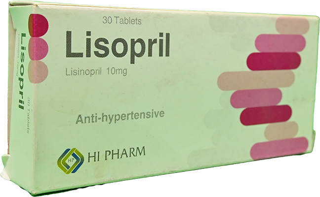 LISOPRIL 10 MG 30 TABLET