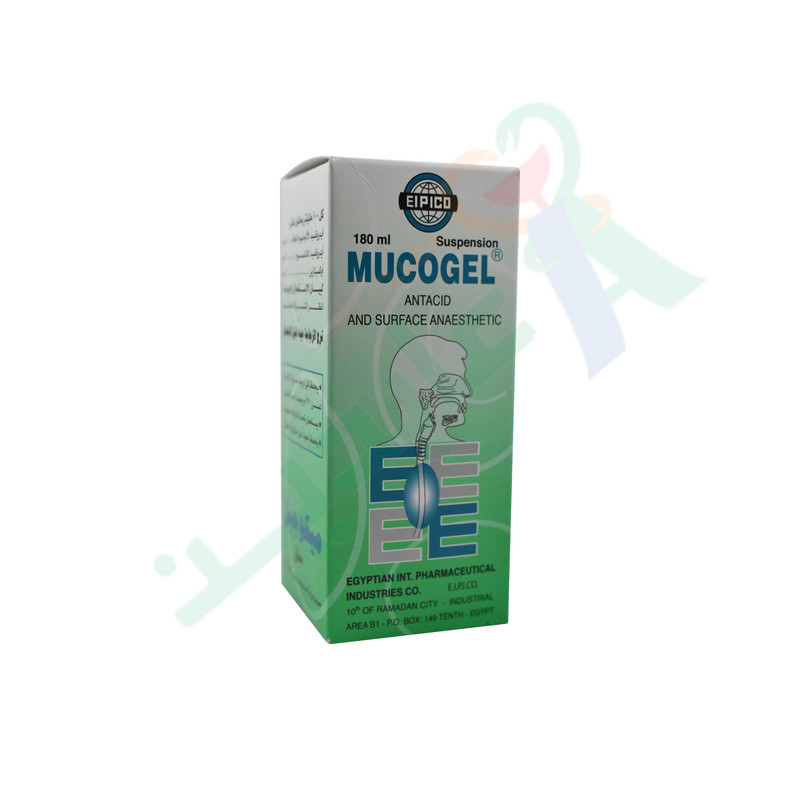 MUCOGEL SUSPENTION 180 ML