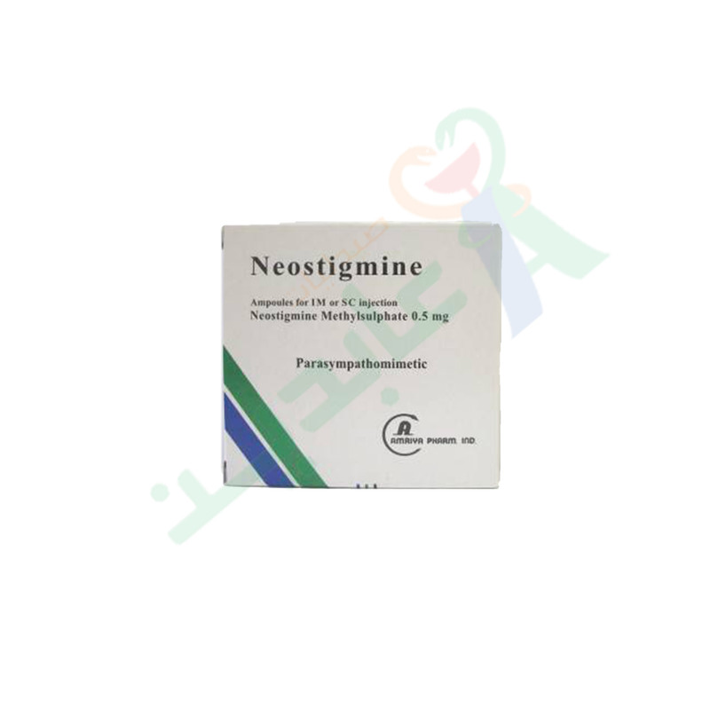 NEOSTIGMINE 0.5 MG 5 AMPSULES--