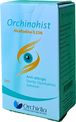 ORCHINOHIST 0.25% EYE DROP 3 ML