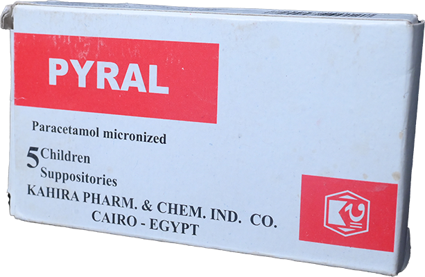 PYRAL  250 MG  INF  5 SUPPOSITORIES