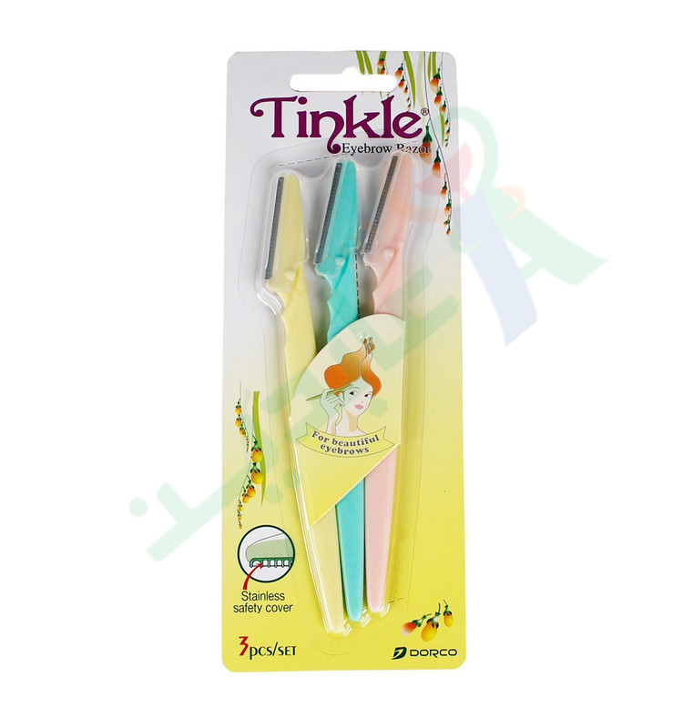 RINKLLE EYE BROW RAZOR 3 PCS