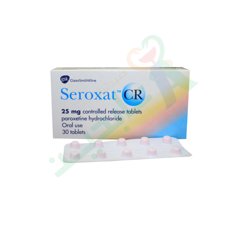 SEROXAT 25 MG CR 30 TABLET