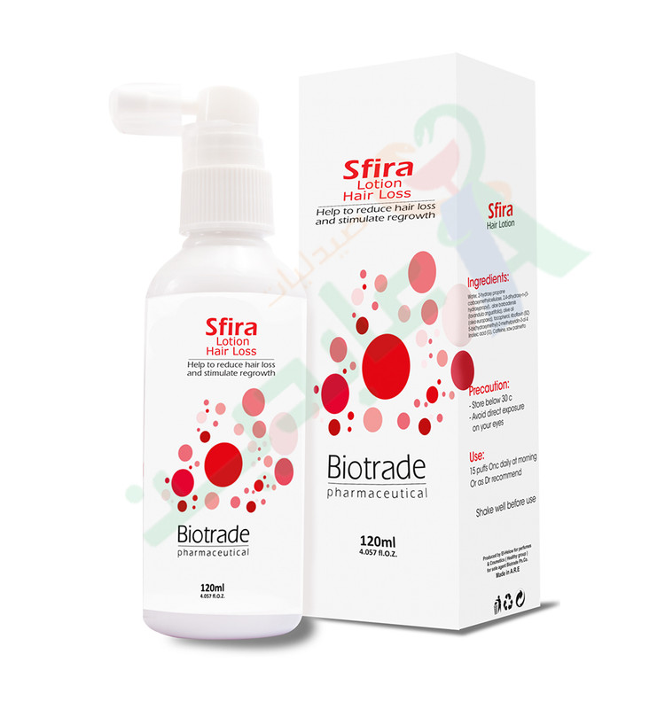 SFIRA LOTION HAIR LOSS BIOTRADE 120ML