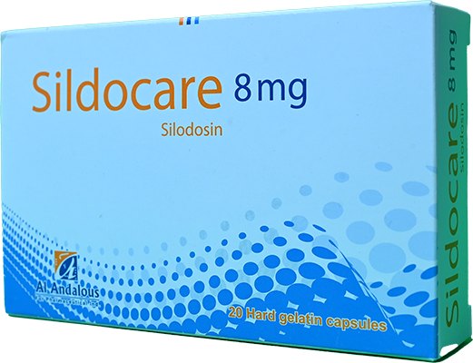 SILDOCARE 8 MG 20 CAPSULES