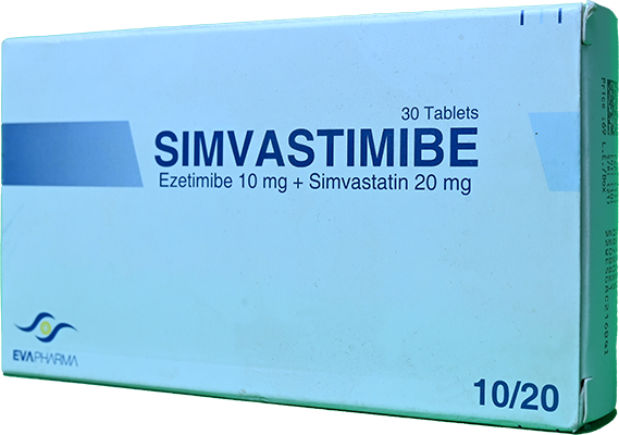 SIMVASTIMIBE 10 / 20 MG 30 TABLET