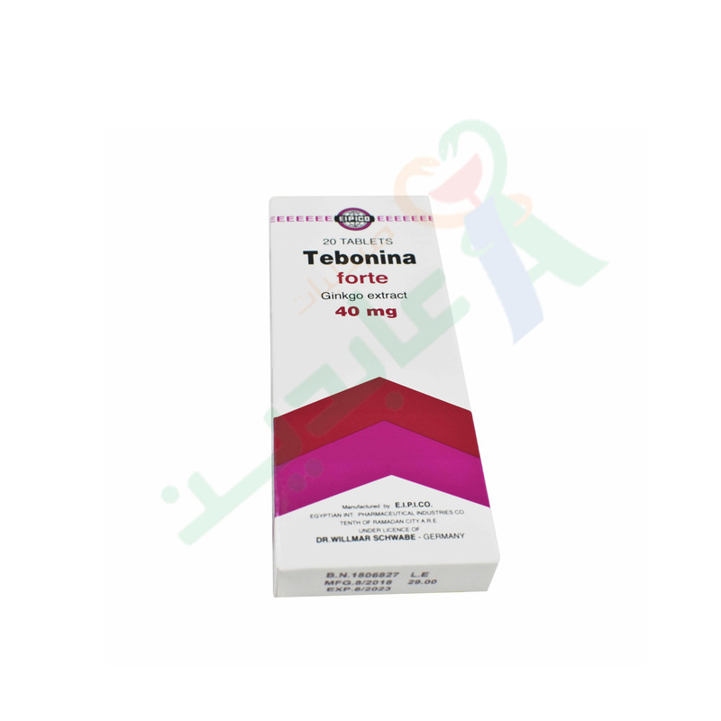 TEBONINA FORTE 40 MG 20 TABLET--