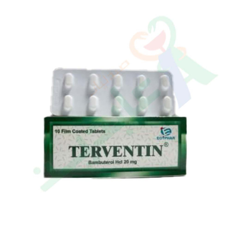 TERVENTIN 20 MG 10 TABLET