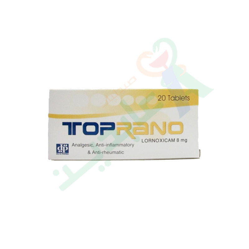 TOPRANO 8 MG 20 TABLET