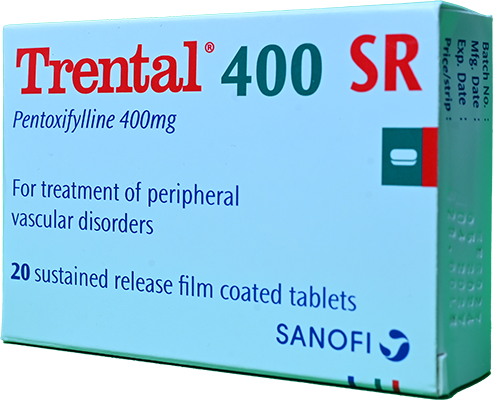 TRENTAL 400 MG SR 20 TABLET