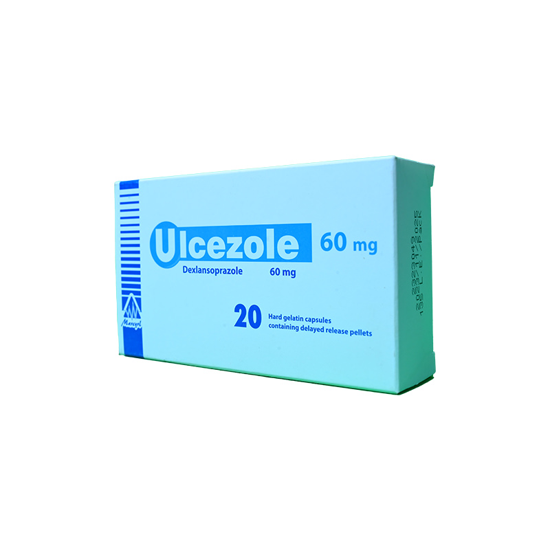 ULCEZOLE 60MG 20 CAPSULES