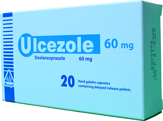 ULCEZOLE 60MG 20 CAPSULES