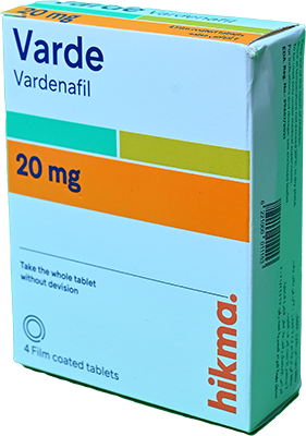 VARDE 20 MG 4 TABLET