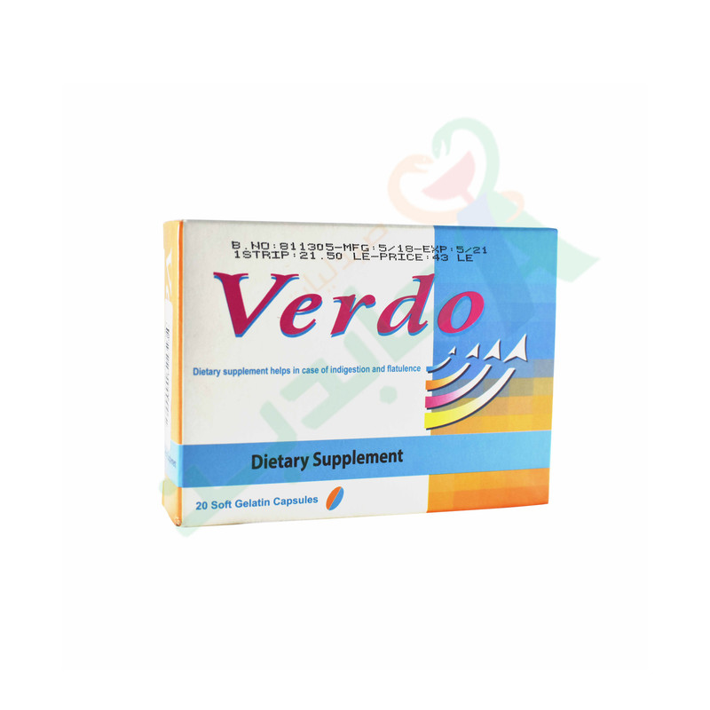 VERDO 20 CAPSULES