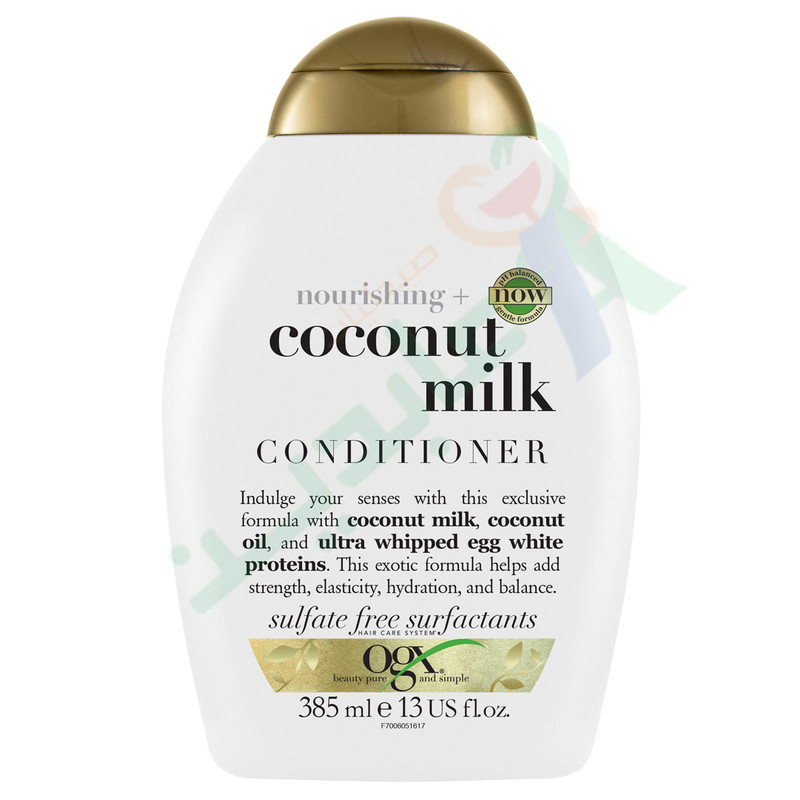 OGX CONDITIONER COCONUT MILK 385ML