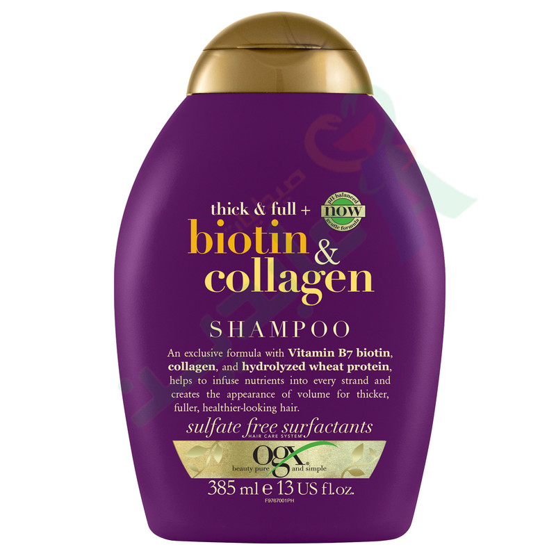 OGX SHAMPOO BIOTIN&COLLAGEN 385ML