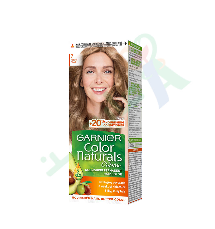 GARNIER COLOR NATURALS 7 +فرشاه وطبق للصبغة