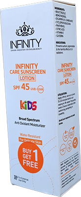 INFINITY CARE SUN BLOCK SPF 45 KIDS 120ML