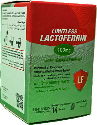 LIMITLESS LACTOFERRIN 100 MG 14 SACHETS