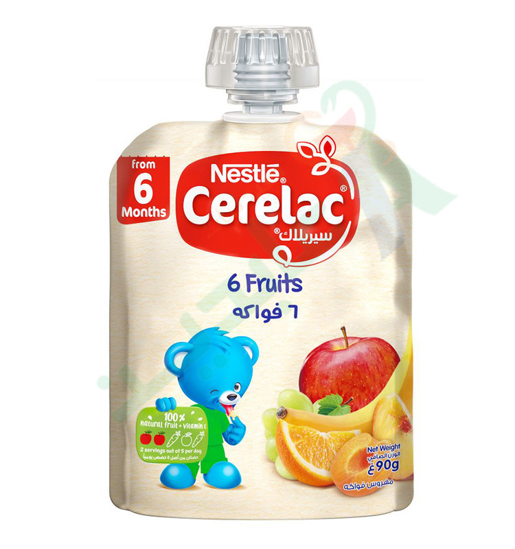 CERELAC 6 FRUITS 90G