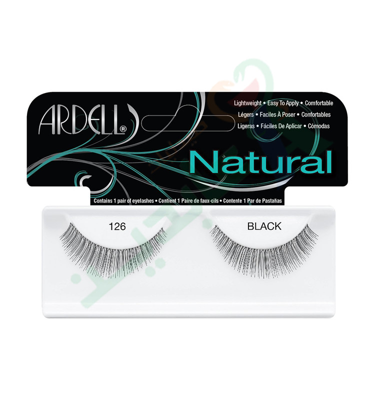 ARDELL EYELASH NATURAL BLACK NO. 126--