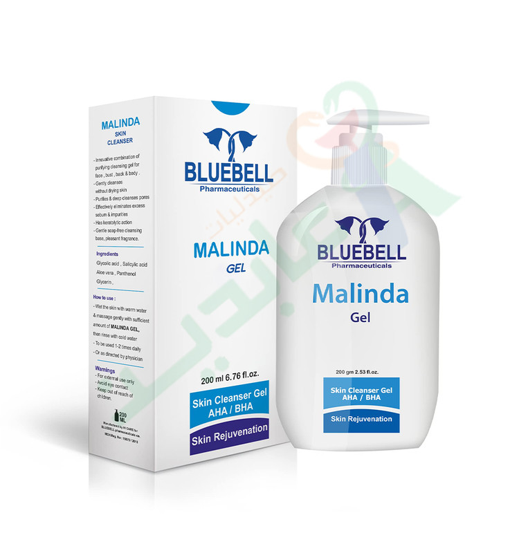 BLUEBELL MALINDA GEL CLEANSER 200ML