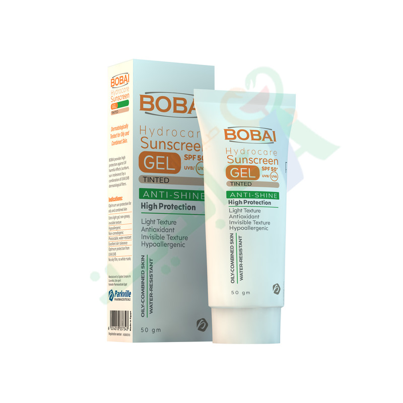 BOBAI HYDROCARE SUNSCREEN GEL SPF50+ TINTED50GM