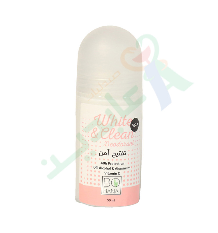 BOBANA WHITE&CLEAN ROLL ON 50ML