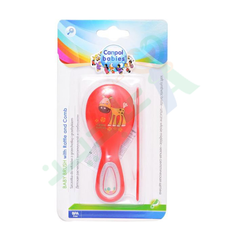 CANPOL BABIES BABY BRUSH WITH COMB (2/419)--