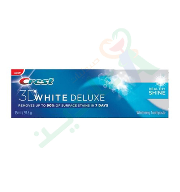 CREST (3D WHITE DELUXE) HEALTHY SHINE 75ML