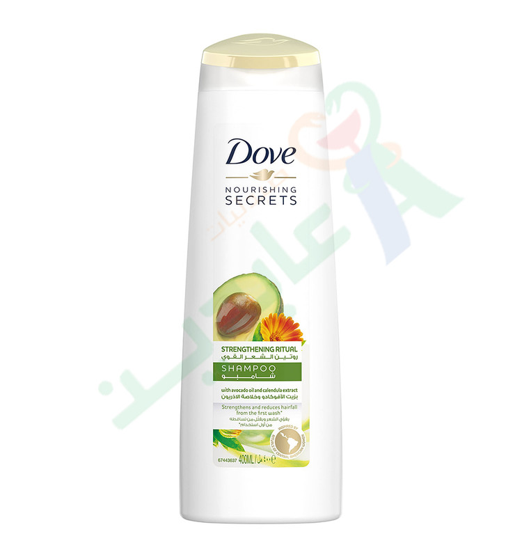 DOVE SHAMPOO STREGTHENING RITUAL 400ML 46.5L.E