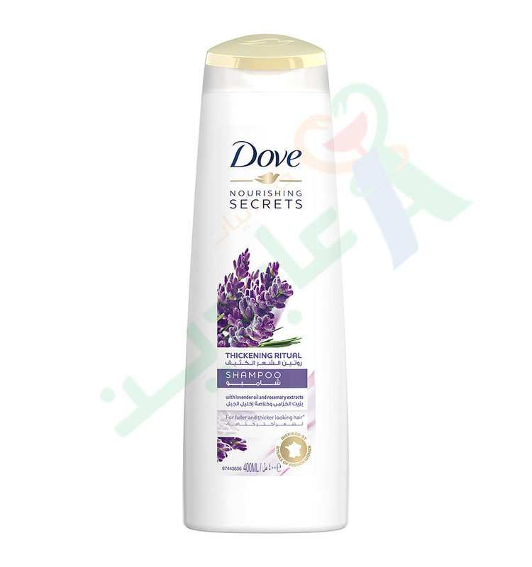 DOVE SHAMPOO THICKENING RITUAL LAVENDER&ROSEMARY 400ML--