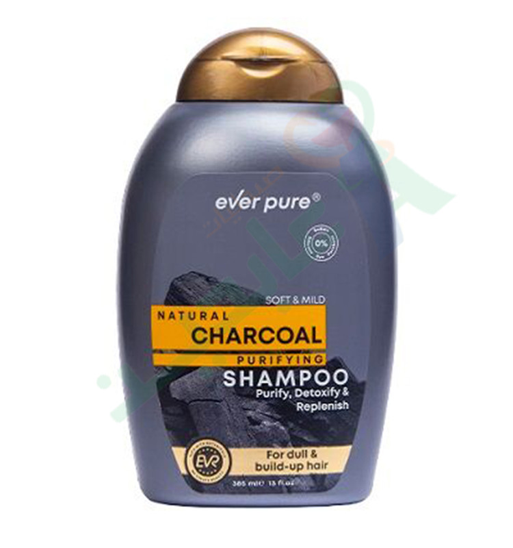 EVER PURE SHAMPOO CHARCOAL 385ML