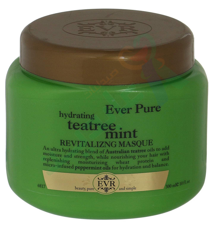 EVER PURE TEATREE MINT HAIR MASK 300ML--