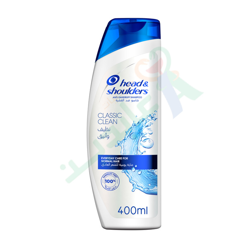 HEAD SHOULDERS SHAMPOO CLASSIC CLEAN 400ML--