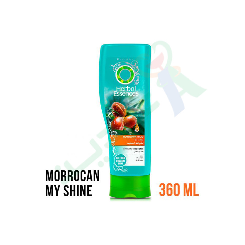 HERBAL ESSENCES CONDITIONER. MOROCCAN MY SHINE 360 ML