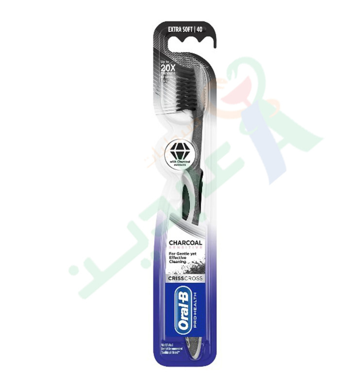 ORAL B CHARCOAL SENSITIVE 40 EXTRA SOFT 603