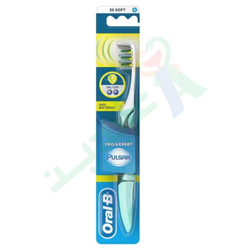 ORAL-B TOOTH BRUSH PULSAR ANTIBACTERIAL SOFT35