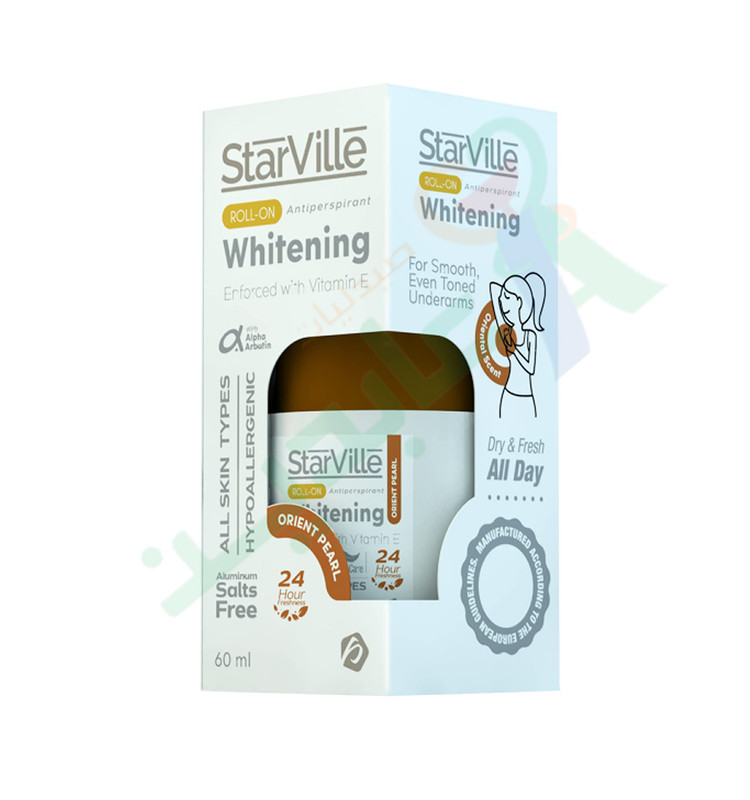 STARVILLE WHITWNING FRAGRANCE FREE ROLL-ON 60ML