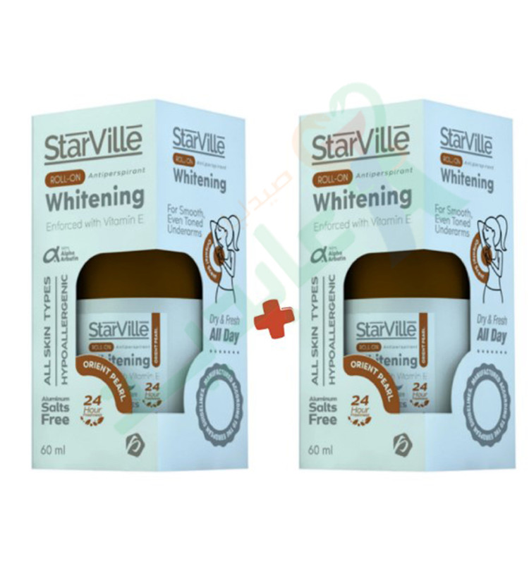 STARVILLE WHITWNING ROLL-ON ORIENT PEARL60M1+1FREE