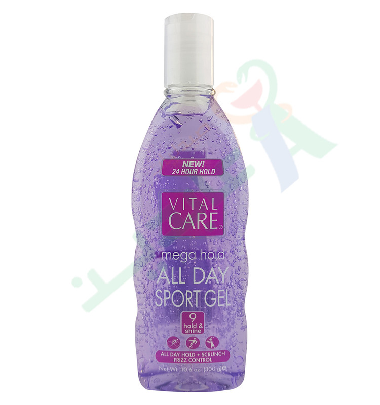 VITAL CARE GEL MEGA HOLD GEL 300ML--